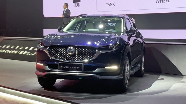 首款新能源车型 搭载160千瓦电动机 长安马自达CX-30 EV将于成