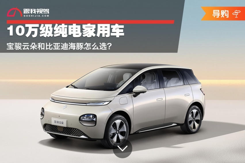 10万级纯电家用车 宝骏云朵和比亚迪海豚怎么选？