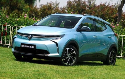 续航500公里的别克微蓝7纯电动SUV,7月24日就上市