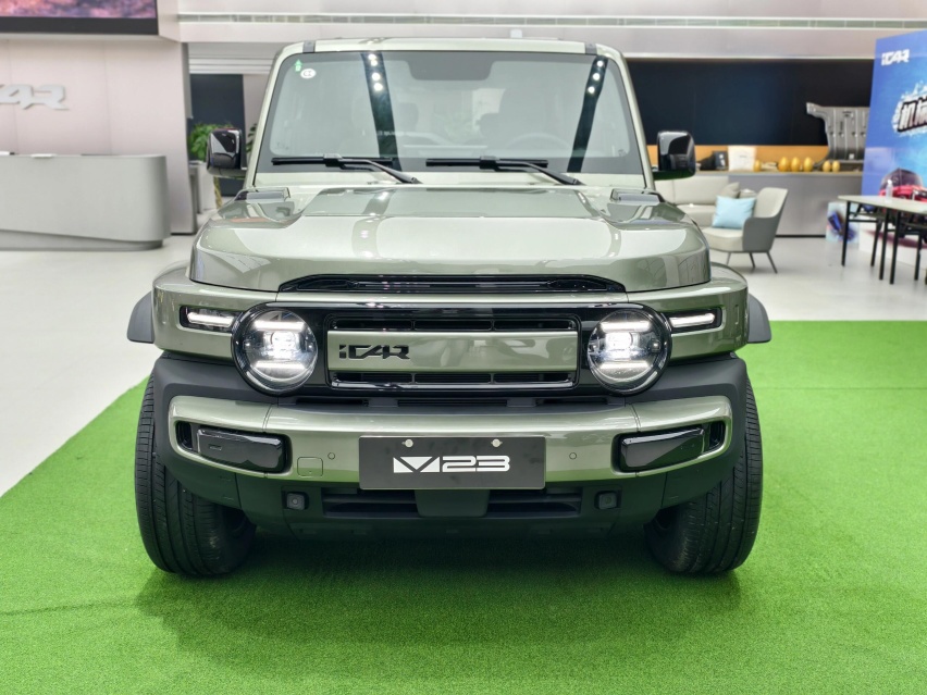 奇瑞iCAR V23实车到店，长超4米2，配211马力+续航501km