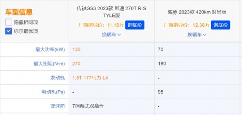 比电车海豚还香！销量第一的传祺GS3·影速了解一下？