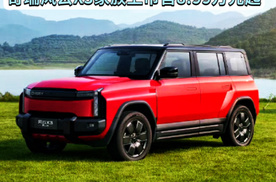 奇瑞风云X3家族上市售8.99万元起，以路虎卫士为豪华标准
