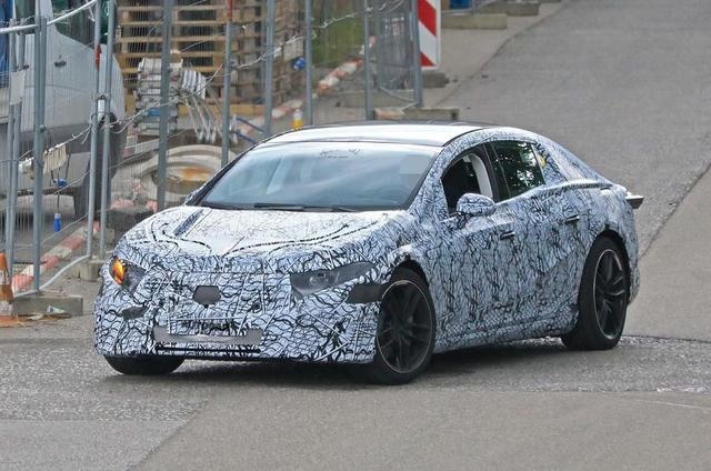 目标直指Model S，奔驰豪华纯电动车EQS谍照曝光