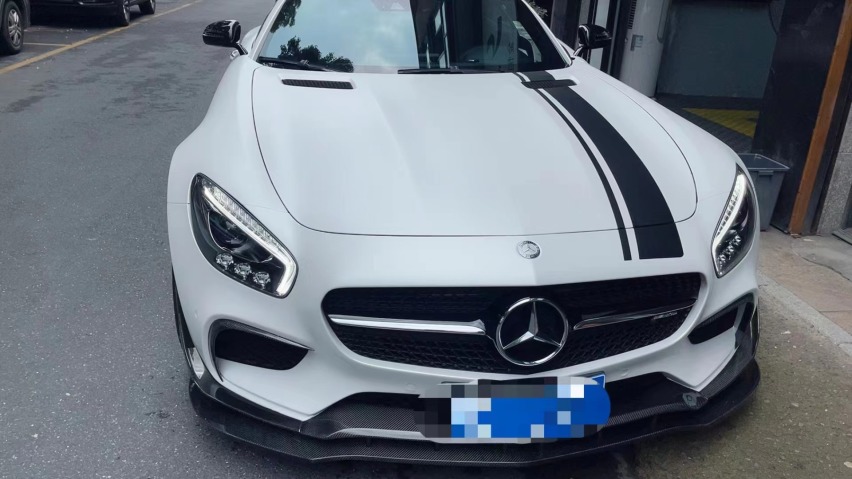 老款奔驰AMG GTS升级新款液晶仪表导航主机carplay 方向盘