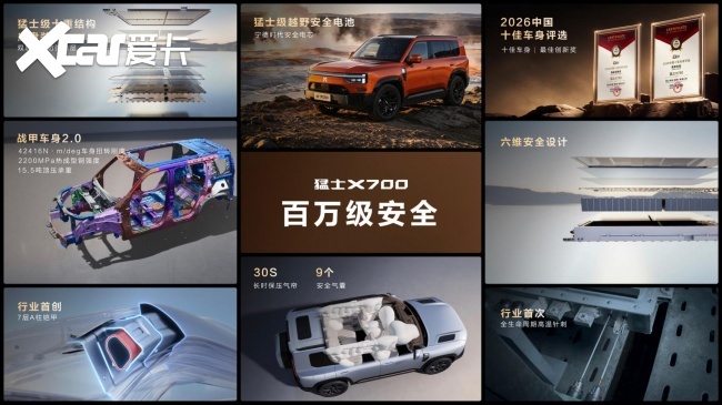 猛士X700正式开启预售，“六看”标尺定义30万级最好的方盒子