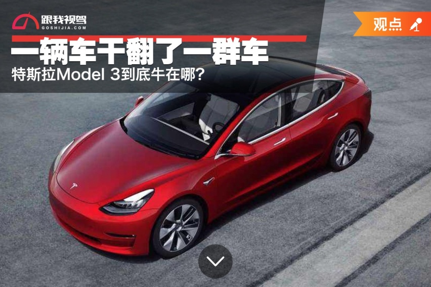 一辆车干翻了一群车，特斯拉Model 3到底牛在哪？