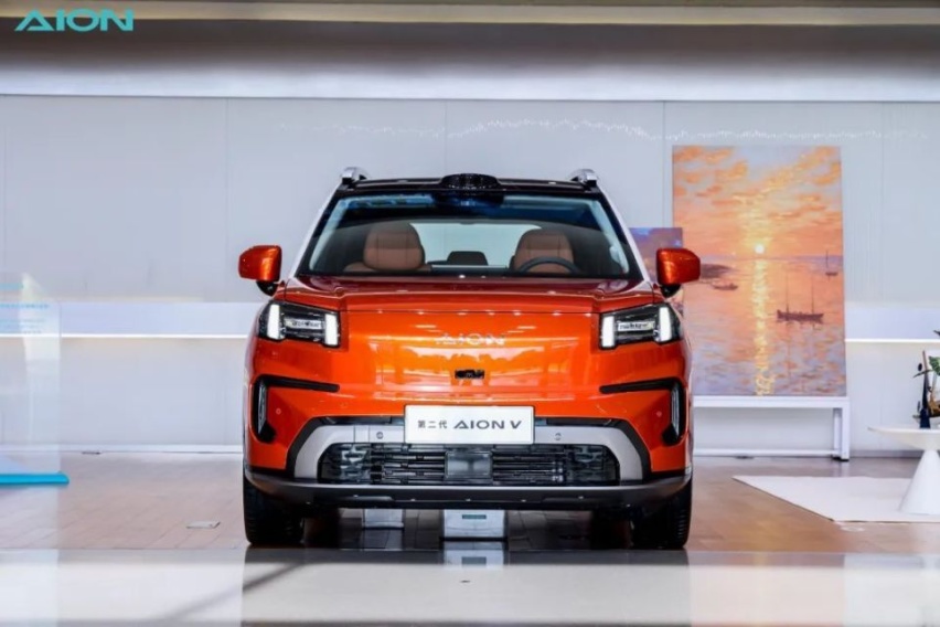 埃安第二代AION V，方盒子纯电SUV