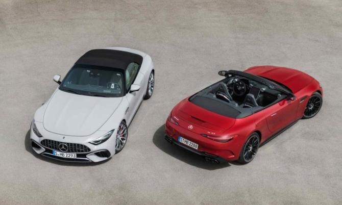 新知达人, V8动力+零百3.6秒 新梅赛德斯-AMG SL首发 4座版