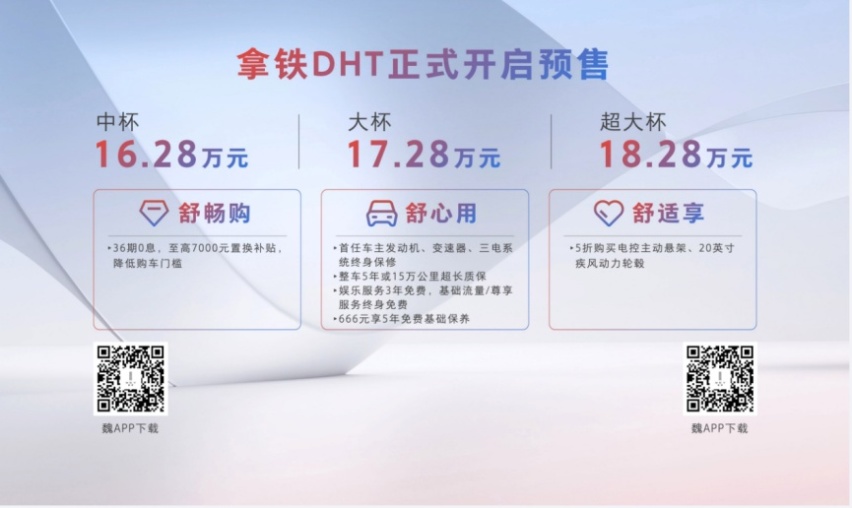 AII IN混动，摩卡NOH版发布，魏牌产品矩阵再添生力军
