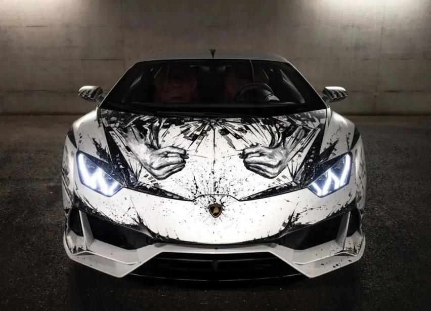 艺术气息十足，兰博基尼Huracán EVO联名版太美了！