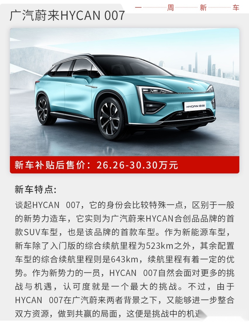 24万不到买2.0T大后超，本周上市新车真刺激！