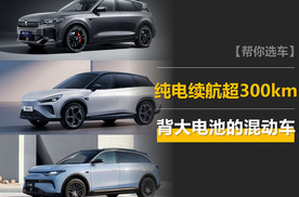 背着大电池的混动SUV：纯电续航超300km，能加油，主打一车两用