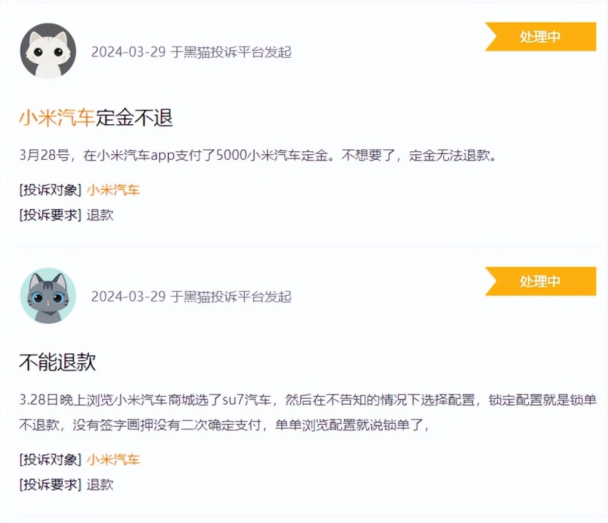 上市不满2天，小米SU7突发“集体投诉”，谁在无理取闹？