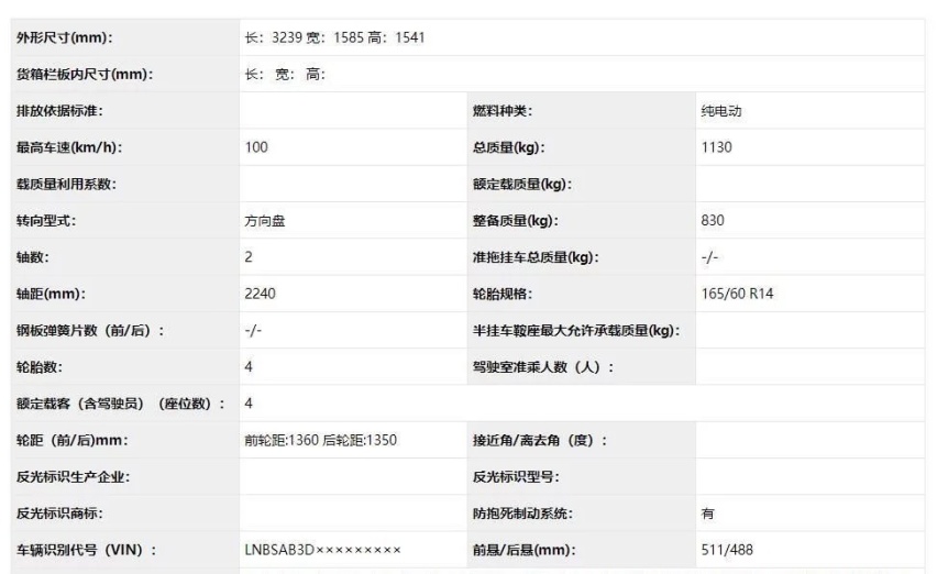 长城有“大狗” 北汽有“大猫” 4.98万起价 定位纯电微型