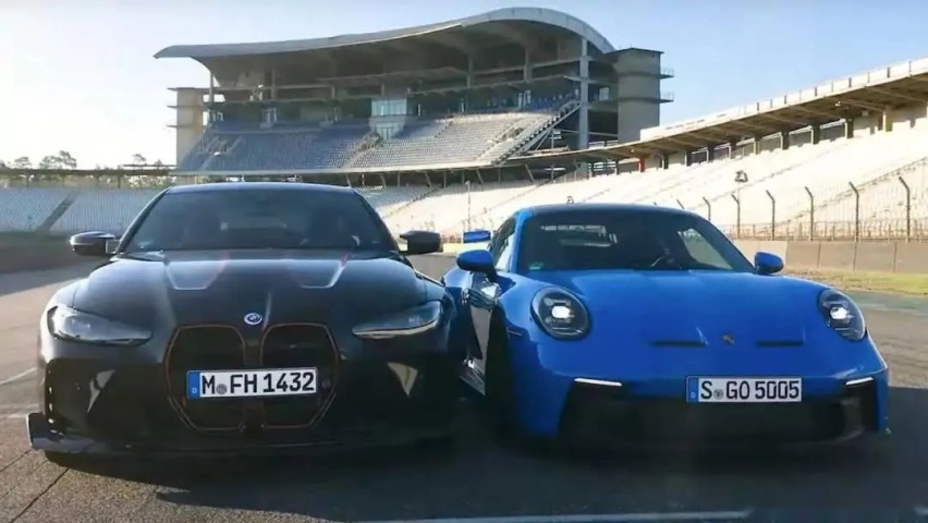 M4 CSL和911 GT3跑到奔驰主场赛道对决，数据对比！