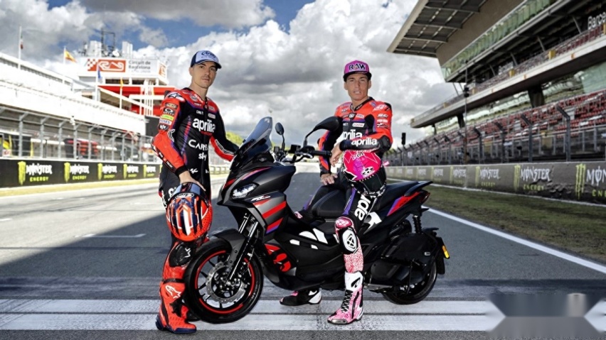 新车|运动涂装:Aprilia 阿普利亚SR GT Replica版