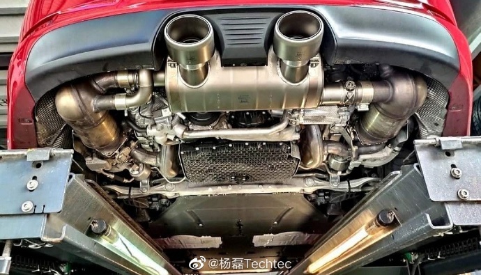 保时捷 911 GTS改装AK天蝎Akrapovic钛合金阀门排气尾段