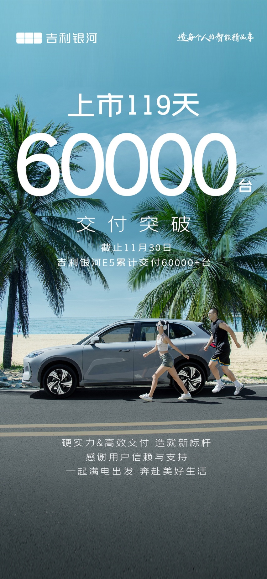 吉利银河E5 通过中汽中心行业首次超国标“整车安全魔鬼串联试炼”
