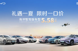 比亚迪官宣限时一口价，海鸥智驾版5.58万起！