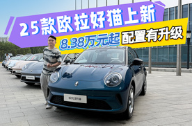 造型复古 科技配置升级 25款欧拉好猫上新 8.38万元起