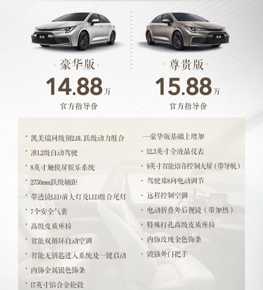 品质向上 被誉为小凯美瑞的凌尚实力究竟如何？