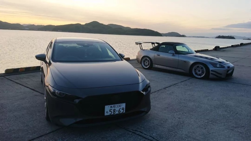 比思域颜值高的日系车，全新马自达3改装后简直太美了！