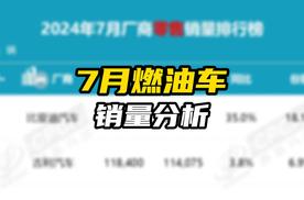 合资MPV最稳，国产SUV开始下坡，7月燃油车销量分析