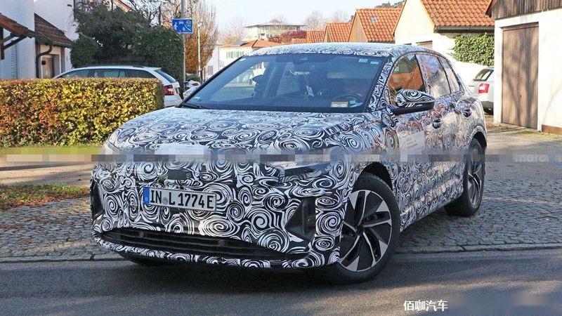 A8同款方向盘 奥迪Q4 e-tron内饰谍照曝光 年底首发