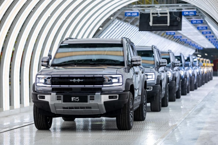 上市在即 方程豹豹5量产下线 硬派插混SUV/盲订价30万元起