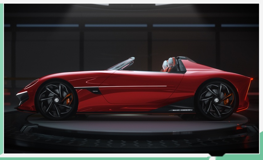 从赛博朋克来的跑车 MG Cyberster了解一下