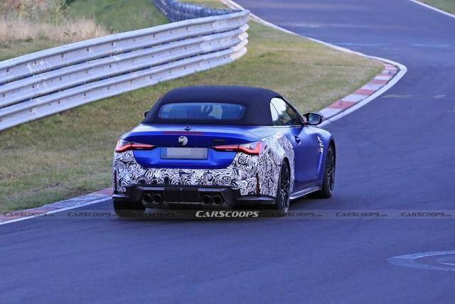 软顶设计 宝马全新M4敞篷版低伪谍照曝光
