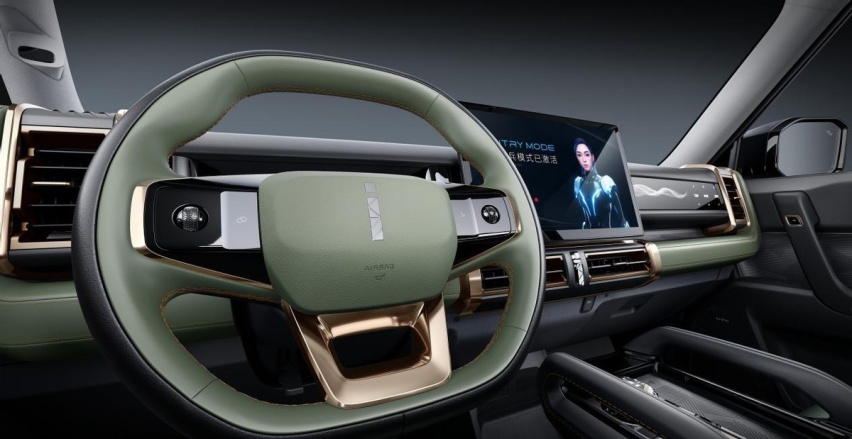 硬派纯电SUV新选择？奇瑞iCAR 03内饰曝光，今年四季度交付！