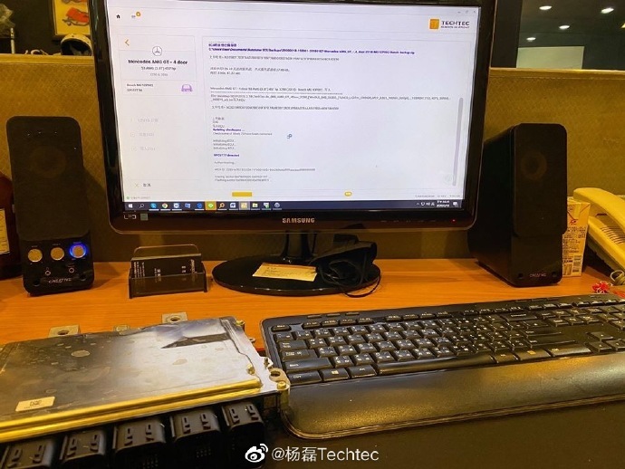 奔驰AMG GT53升级德国Techtec刷电脑刷ECU改装