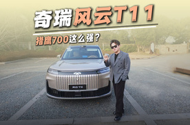 猎鹰700这么强？试驾奇瑞风云T11，还是太低调了｜九樽论