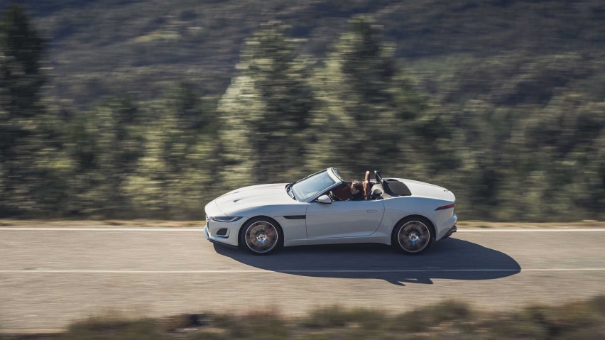 2022款捷豹F-type P450官图曝光,搭载V8发动机