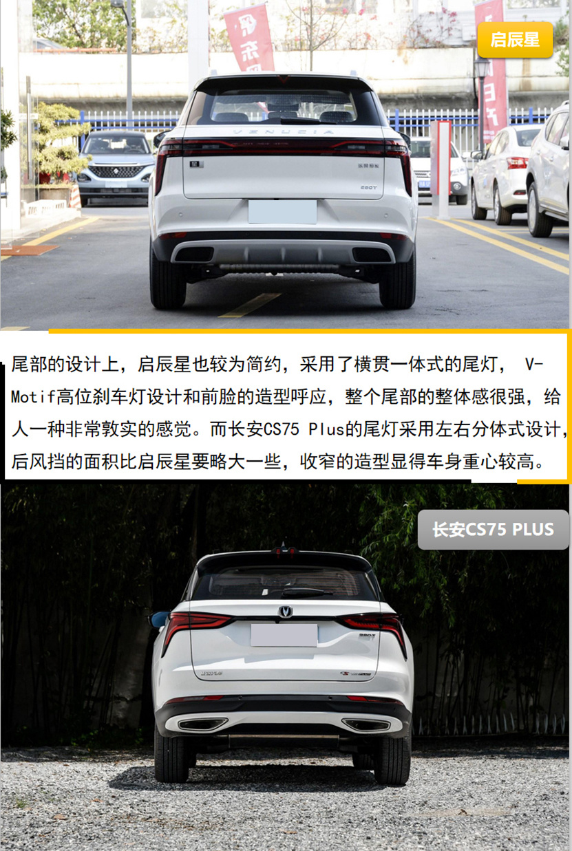 后浪新势力 SUV双星 启辰星与长安CS75 Plus怎么选