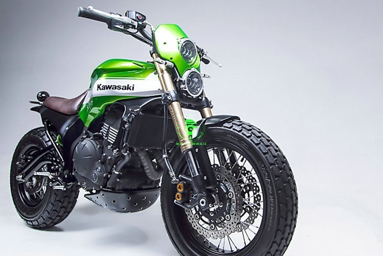 整容式改装 川崎Ninja650神改Scrambler风格