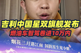 把燃油车智驾卷进10万内！吉利中国星有什么实力？