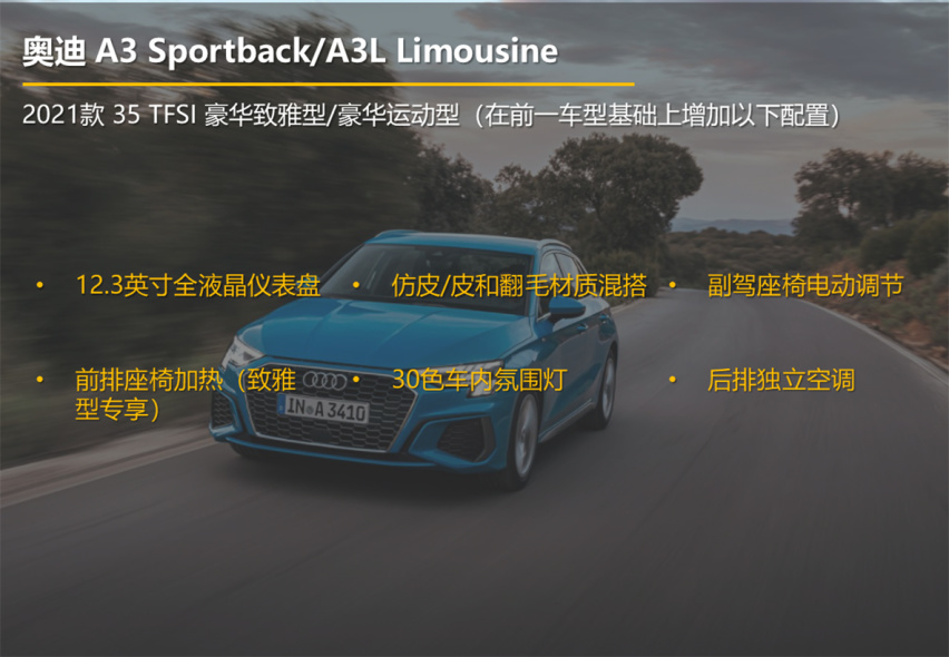 【帮你选车】中配车型性价比更高，奥迪A3购车手册