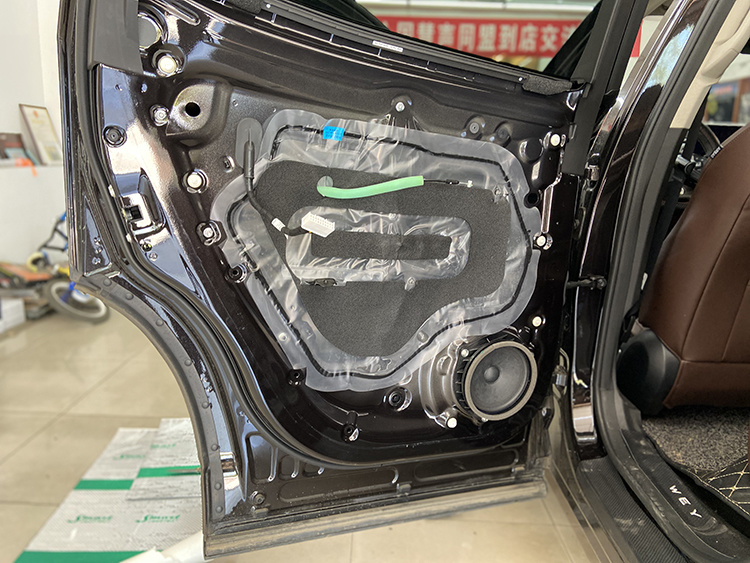 哈尔滨小蒋WEY VV7汽车音响改装前后丹拿232两分频