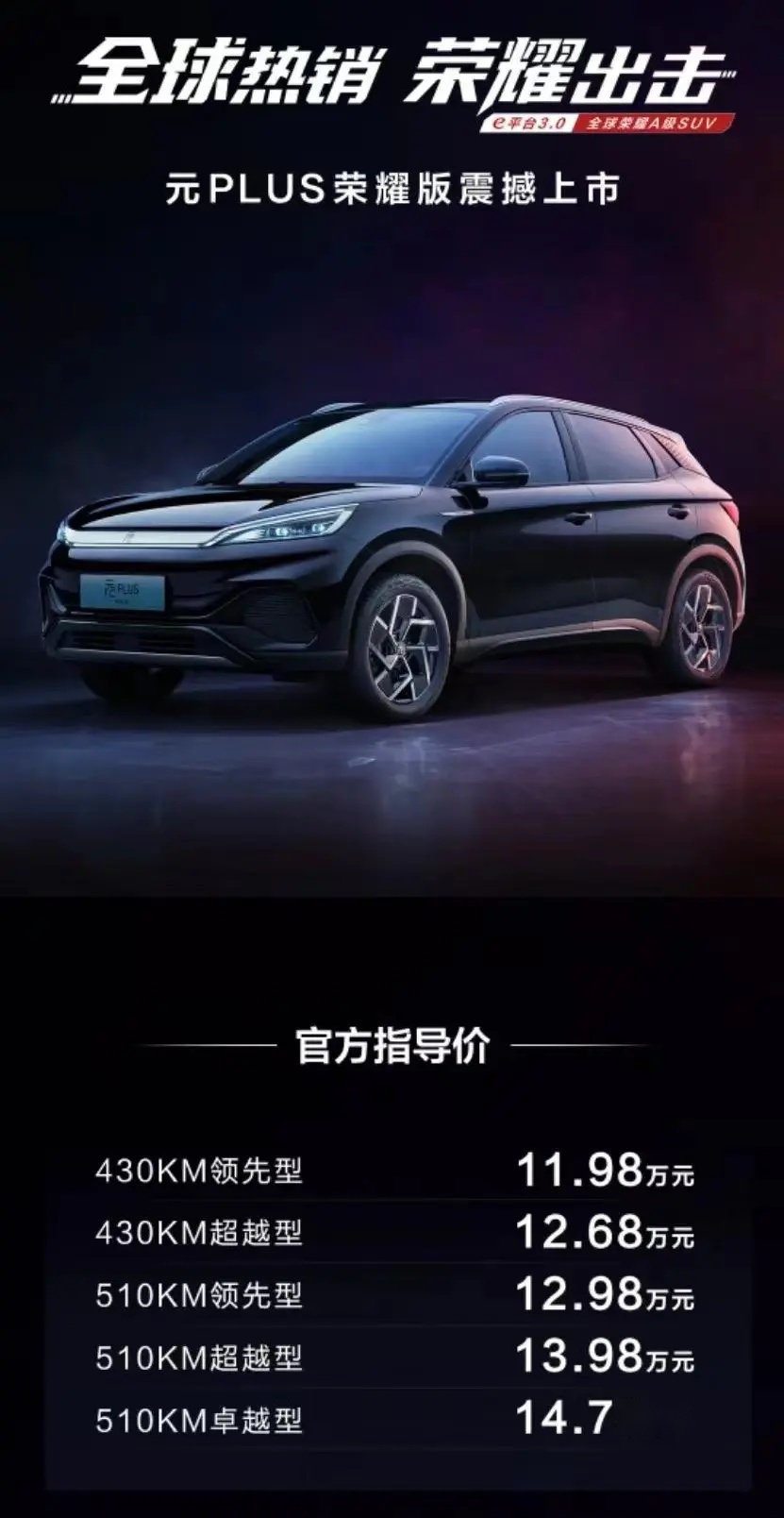 选车对比丨元PLUS荣耀版对比iCAR 03，你会怎么选？