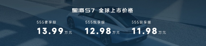 练俊杰认证“冠军品质” 星海S7上市 售价为11.98-13.99万