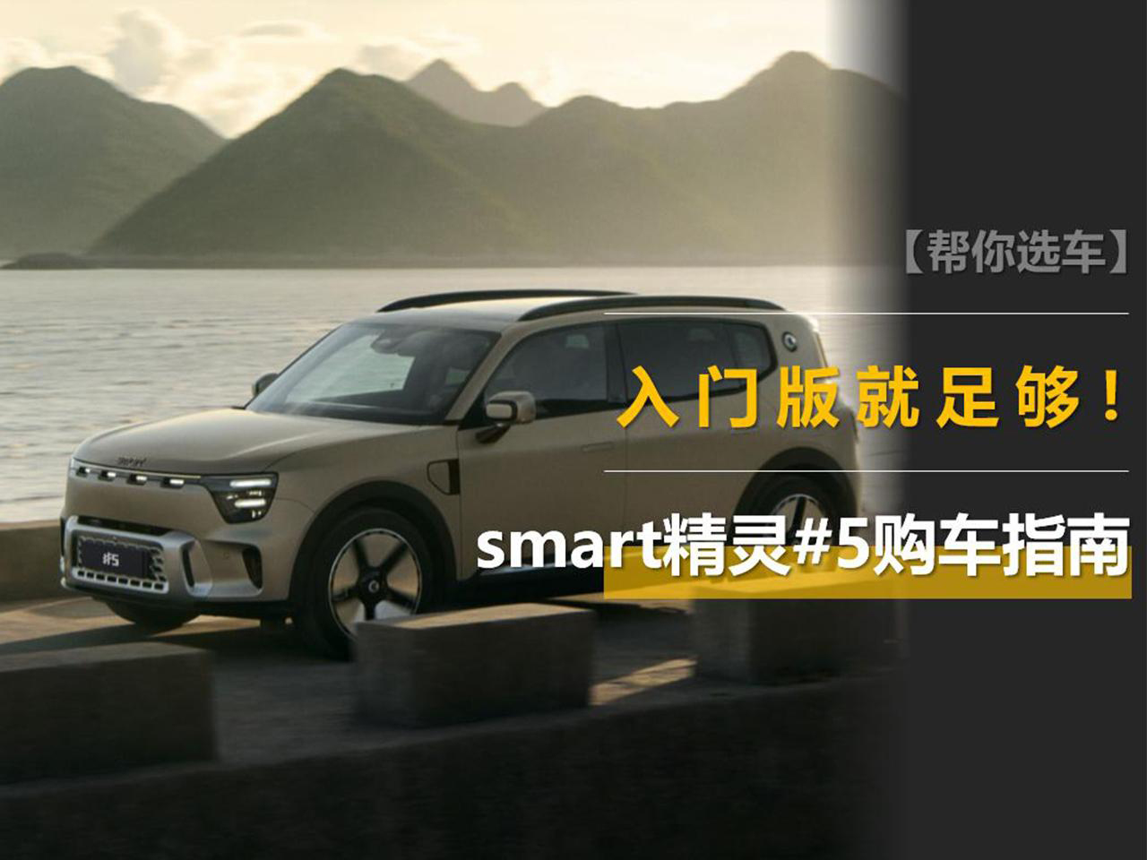 smart精靈#5購車指南:史上最大的smart車型,入門版就足夠! smart精靈#5購車指南:史上最大的smart車型,入門版就足夠!