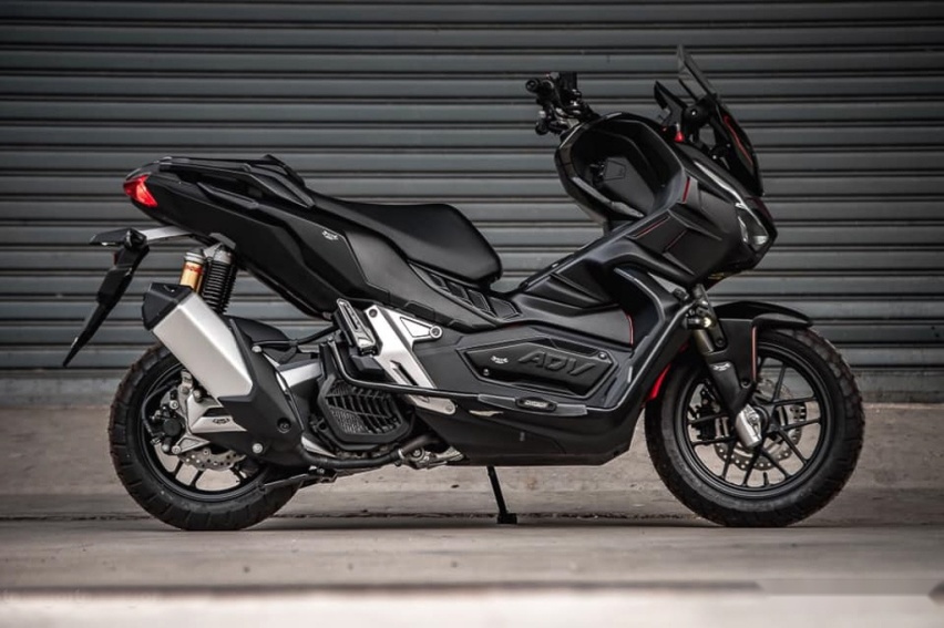 又一部漫威风格摩托 本田ADV150蝙蝠侠定制版亮相