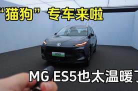 “猫狗”专车来啦 MG ES5也太温暖了