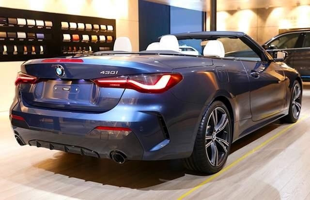 换一个篷贵10万？宝马4系敞篷版实车，4缸引擎258匹马力