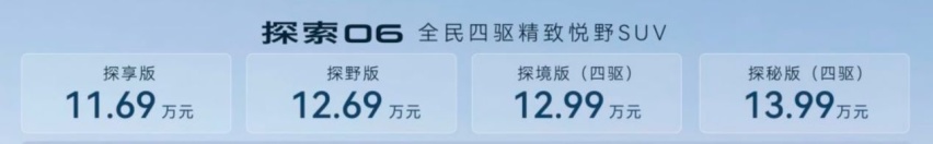 四驱SUV没那么贵！奇瑞探索06购车手册，13.99万直接入顶配
