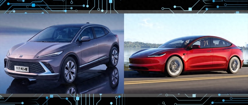 特斯拉新Model 3 PK 别克E4，谁才是车圈最后赢家？
