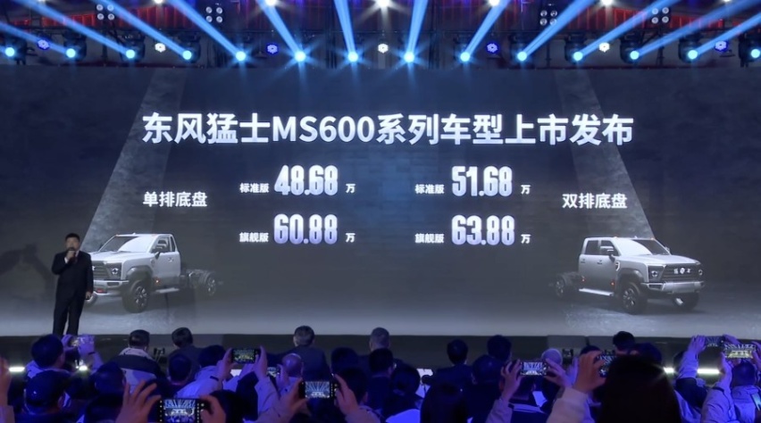 大排柴油机/四轮独悬/军车血统，东风猛士MS600正式上市