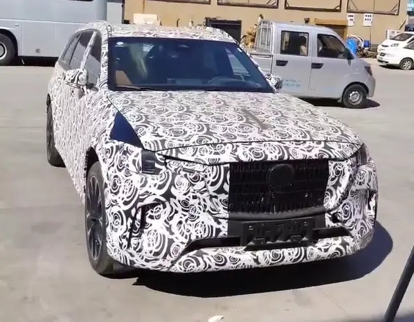国产马自达CX-90路试曝光，三排座中大型SUV，外观内饰与海外同步
